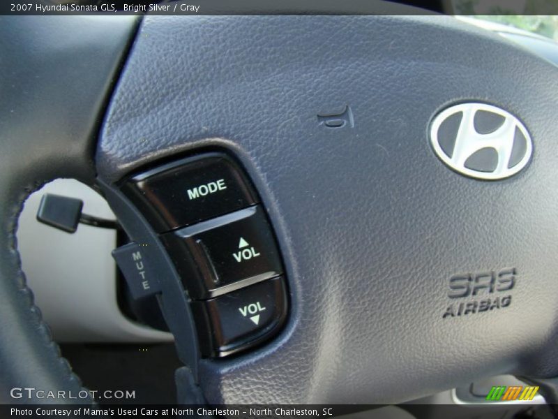 Bright Silver / Gray 2007 Hyundai Sonata GLS