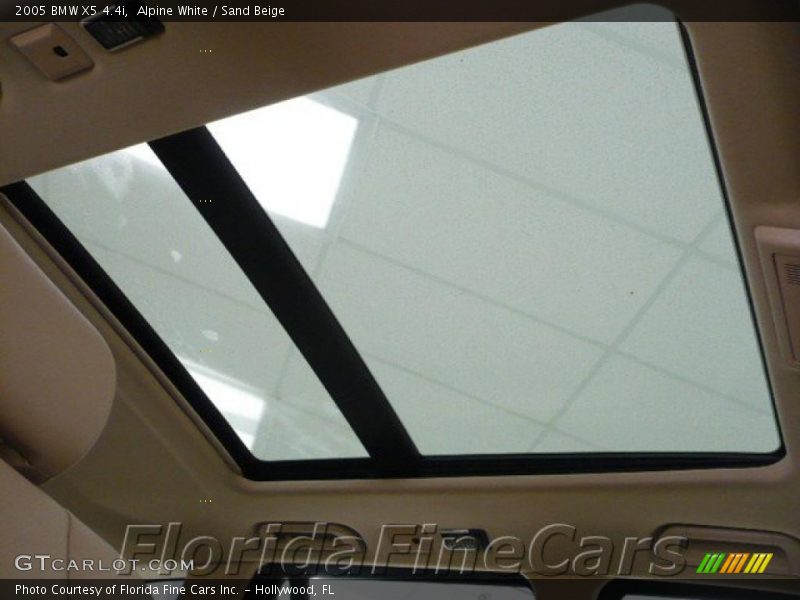 Alpine White / Sand Beige 2005 BMW X5 4.4i