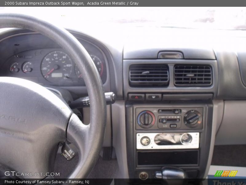 Acadia Green Metallic / Gray 2000 Subaru Impreza Outback Sport Wagon