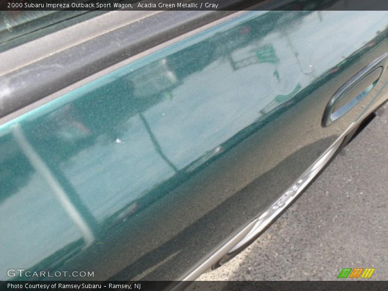 Acadia Green Metallic / Gray 2000 Subaru Impreza Outback Sport Wagon