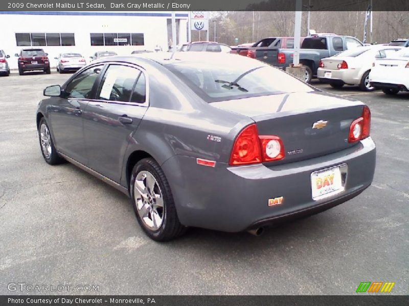 Dark Gray Metallic / Ebony 2009 Chevrolet Malibu LT Sedan