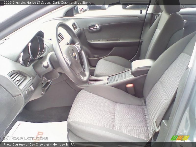 Dark Gray Metallic / Ebony 2009 Chevrolet Malibu LT Sedan