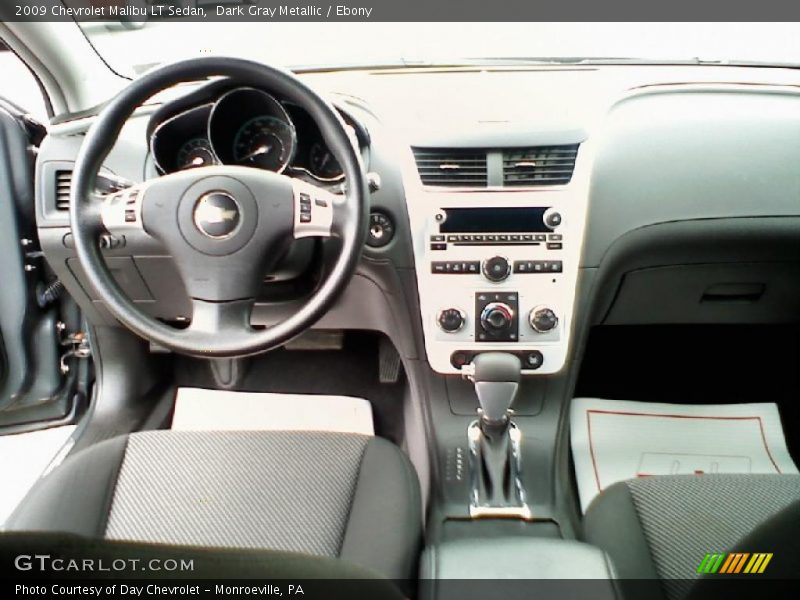 Dark Gray Metallic / Ebony 2009 Chevrolet Malibu LT Sedan