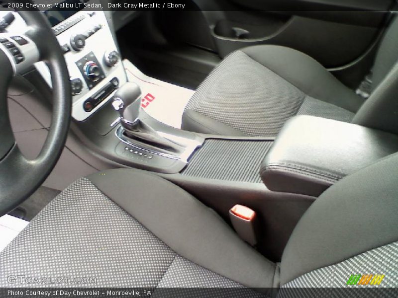 Dark Gray Metallic / Ebony 2009 Chevrolet Malibu LT Sedan