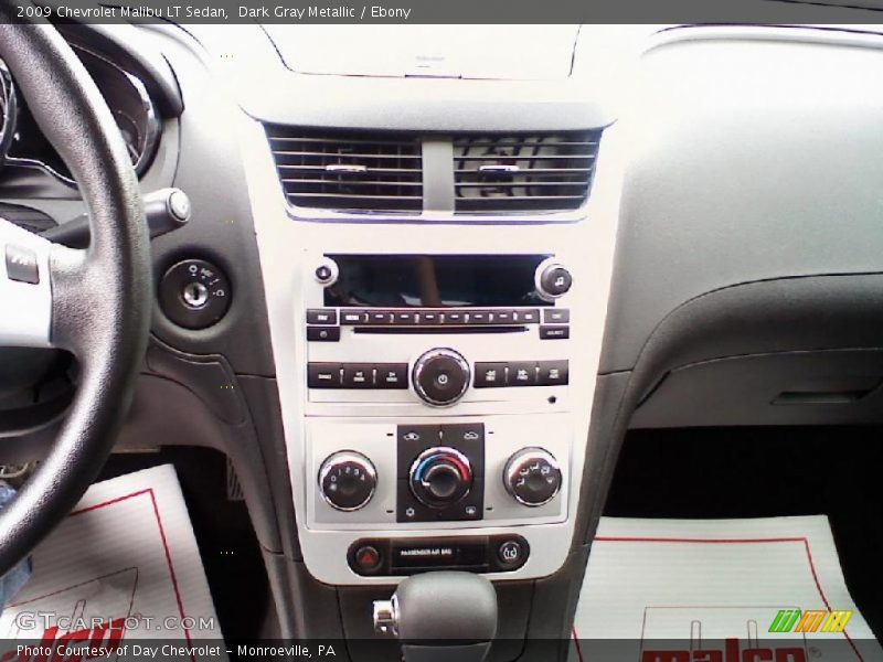 Dark Gray Metallic / Ebony 2009 Chevrolet Malibu LT Sedan