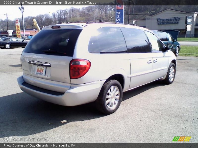 Bright Silver Metallic / Taupe 2002 Chrysler Town & Country EX