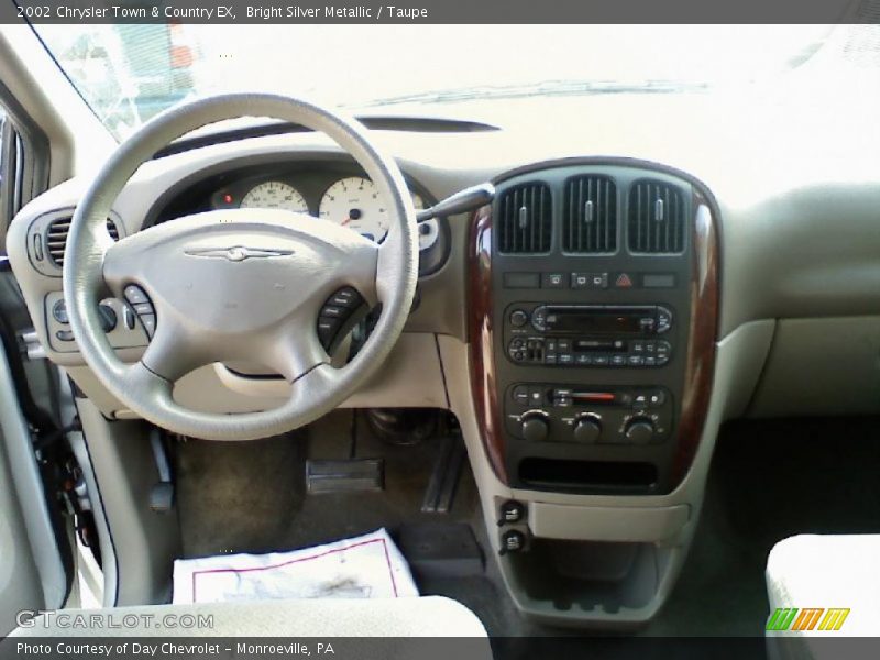 Bright Silver Metallic / Taupe 2002 Chrysler Town & Country EX