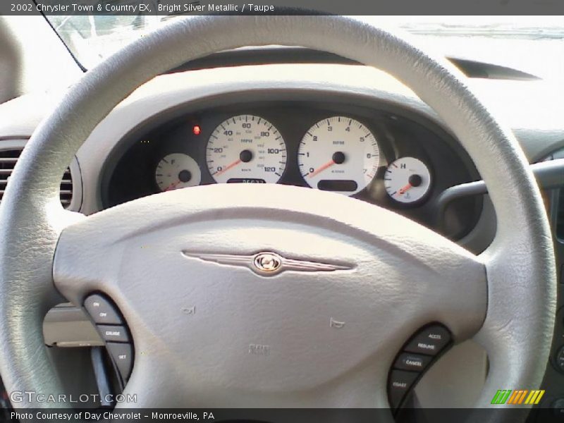 Bright Silver Metallic / Taupe 2002 Chrysler Town & Country EX