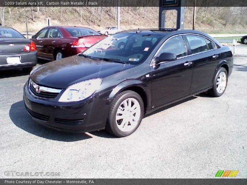 Carbon Flash Metallic / Black 2009 Saturn Aura XR