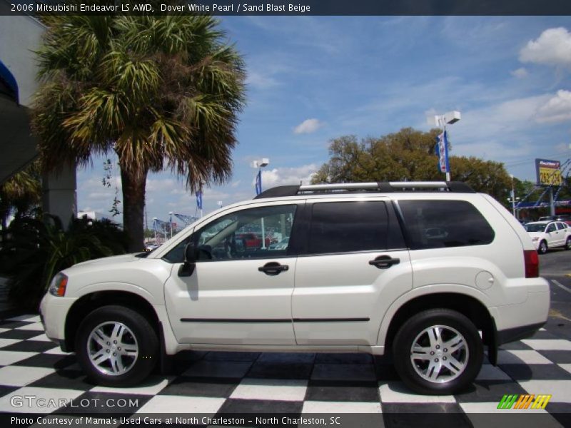 Dover White Pearl / Sand Blast Beige 2006 Mitsubishi Endeavor LS AWD