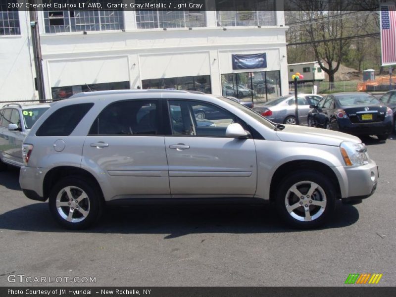 Granite Gray Metallic / Light Gray 2007 Chevrolet Equinox LT AWD