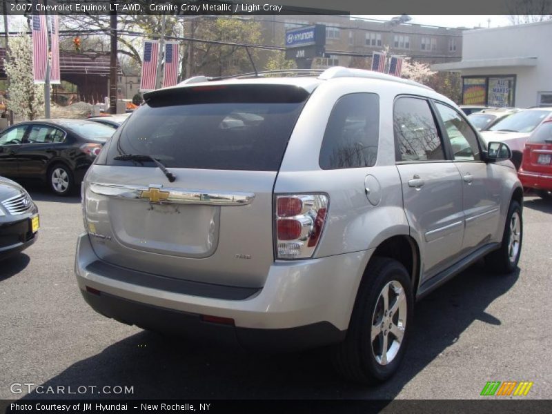 Granite Gray Metallic / Light Gray 2007 Chevrolet Equinox LT AWD