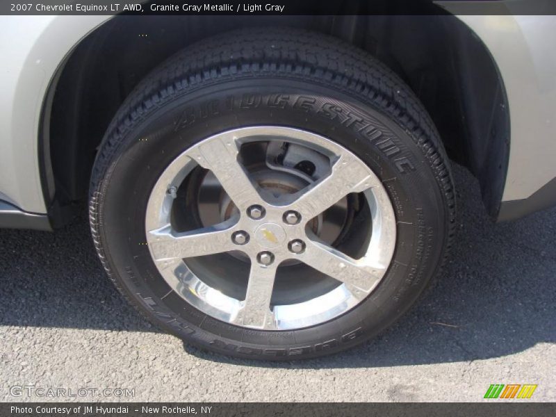 Granite Gray Metallic / Light Gray 2007 Chevrolet Equinox LT AWD
