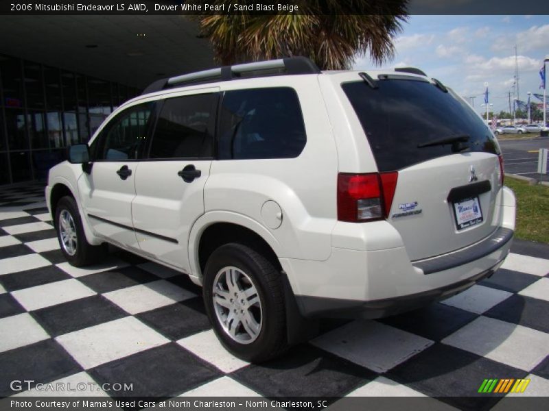 Dover White Pearl / Sand Blast Beige 2006 Mitsubishi Endeavor LS AWD