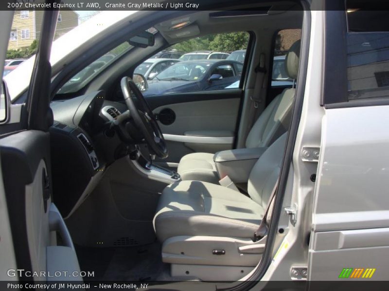 Granite Gray Metallic / Light Gray 2007 Chevrolet Equinox LT AWD