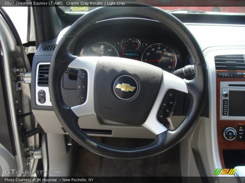 Granite Gray Metallic / Light Gray 2007 Chevrolet Equinox LT AWD