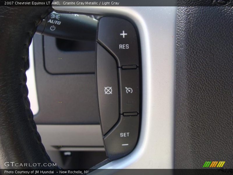 Granite Gray Metallic / Light Gray 2007 Chevrolet Equinox LT AWD