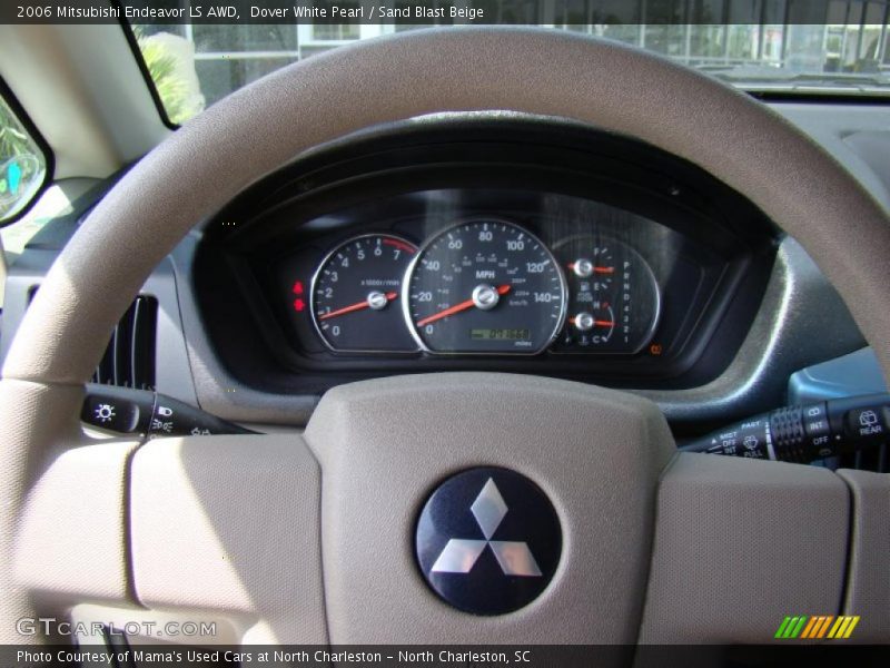 Dover White Pearl / Sand Blast Beige 2006 Mitsubishi Endeavor LS AWD