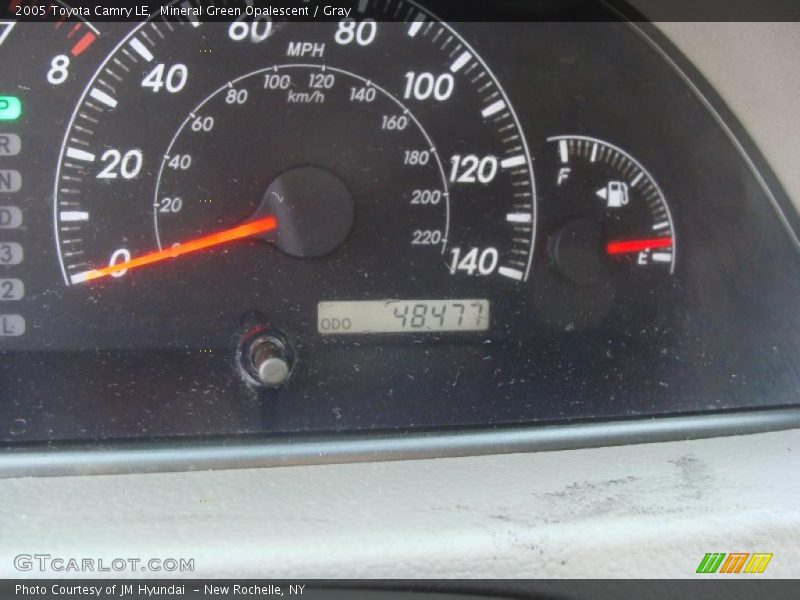 Mineral Green Opalescent / Gray 2005 Toyota Camry LE
