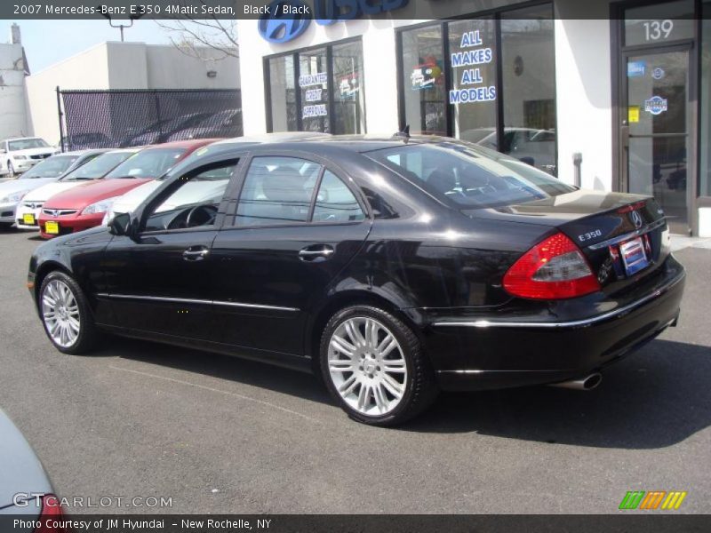 Black / Black 2007 Mercedes-Benz E 350 4Matic Sedan