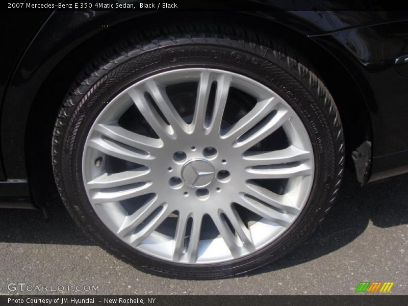 Black / Black 2007 Mercedes-Benz E 350 4Matic Sedan