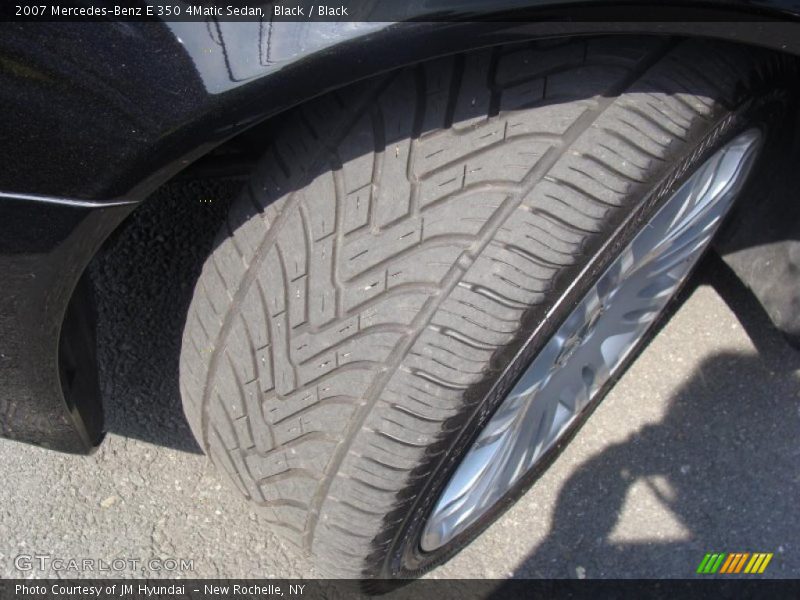 Black / Black 2007 Mercedes-Benz E 350 4Matic Sedan