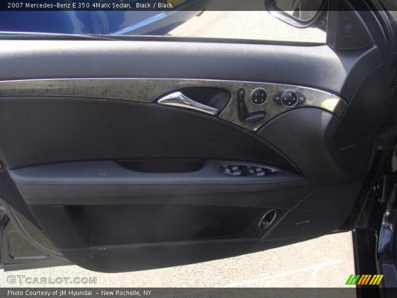 Black / Black 2007 Mercedes-Benz E 350 4Matic Sedan