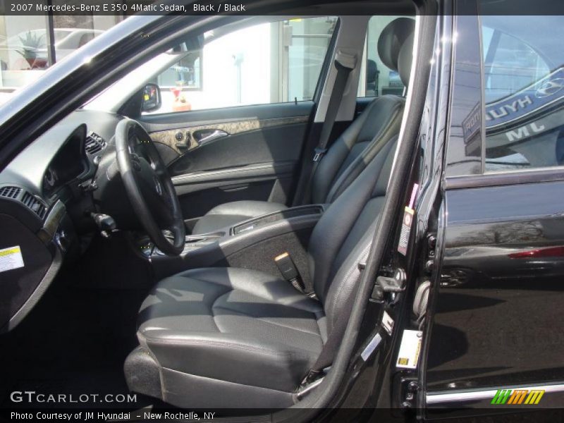 Black / Black 2007 Mercedes-Benz E 350 4Matic Sedan