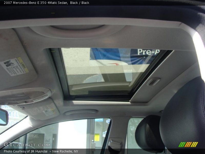 Black / Black 2007 Mercedes-Benz E 350 4Matic Sedan