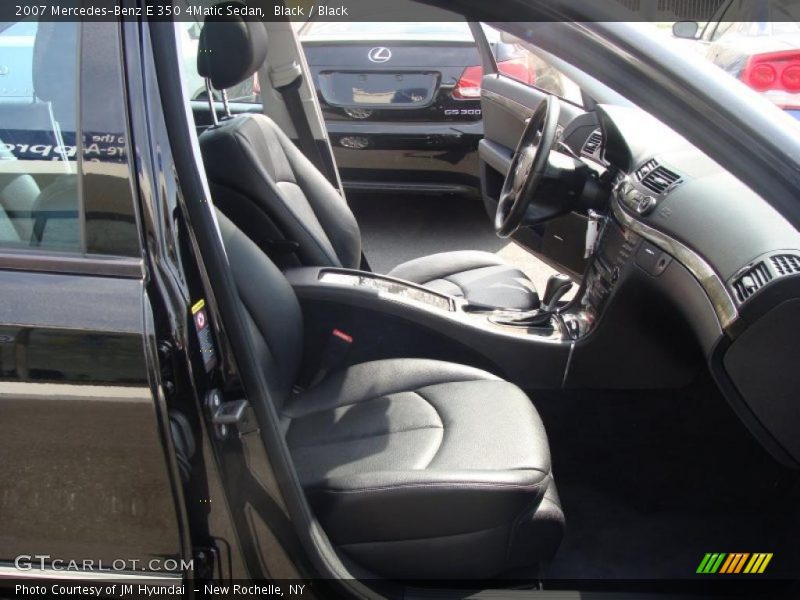 Black / Black 2007 Mercedes-Benz E 350 4Matic Sedan