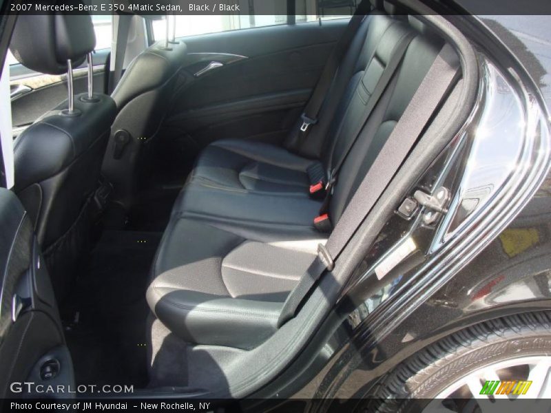 Black / Black 2007 Mercedes-Benz E 350 4Matic Sedan