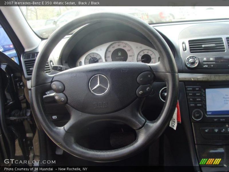 Black / Black 2007 Mercedes-Benz E 350 4Matic Sedan