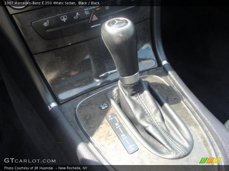 Black / Black 2007 Mercedes-Benz E 350 4Matic Sedan