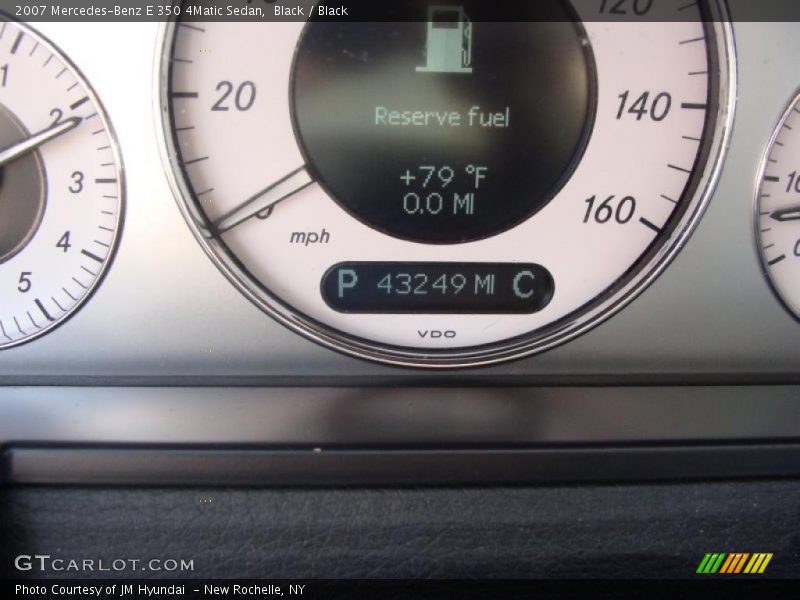 Black / Black 2007 Mercedes-Benz E 350 4Matic Sedan