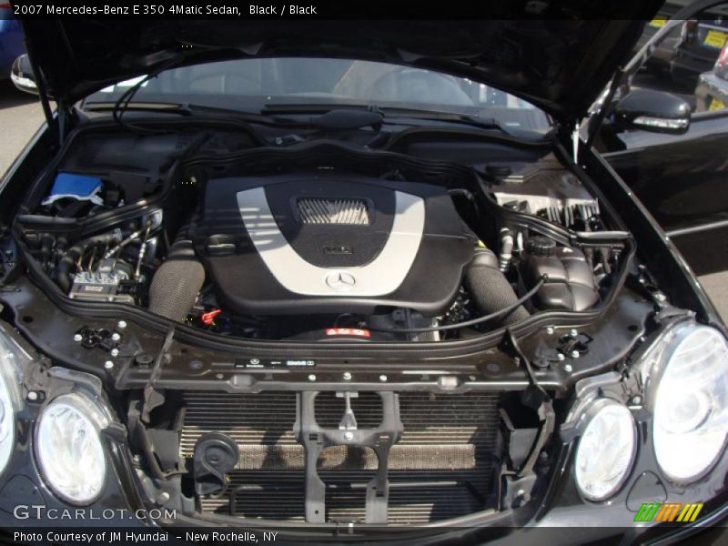 Black / Black 2007 Mercedes-Benz E 350 4Matic Sedan
