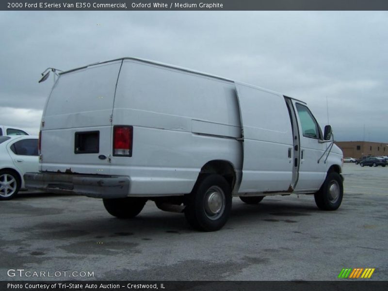 Oxford White / Medium Graphite 2000 Ford E Series Van E350 Commercial