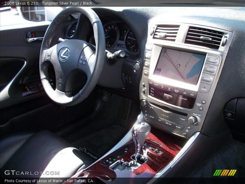 Tungsten Silver Pearl / Black 2008 Lexus IS 250