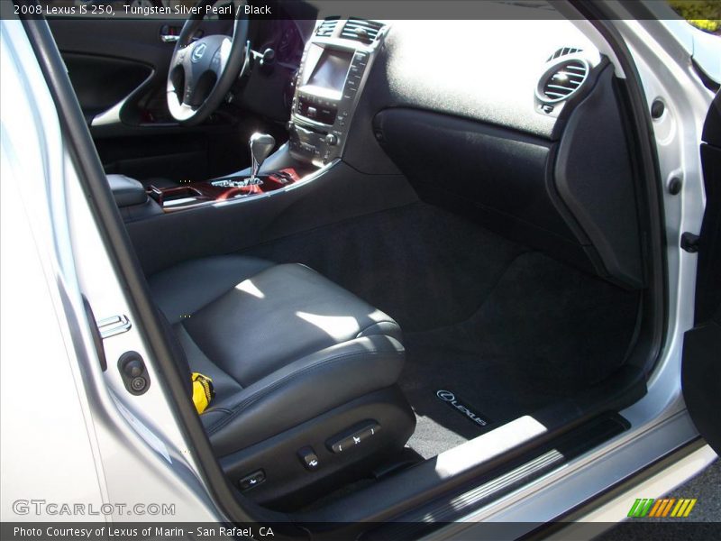 Tungsten Silver Pearl / Black 2008 Lexus IS 250