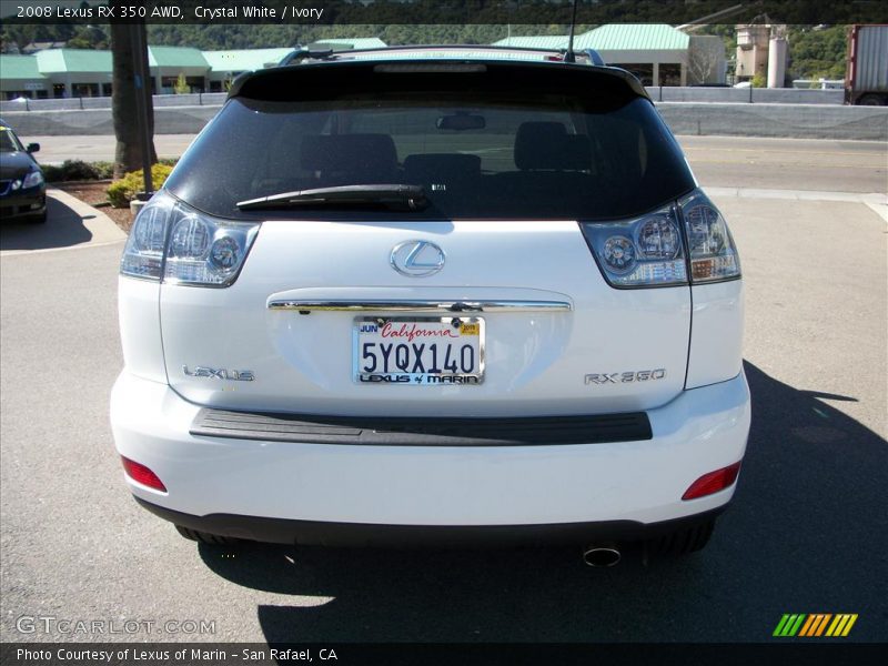 Crystal White / Ivory 2008 Lexus RX 350 AWD