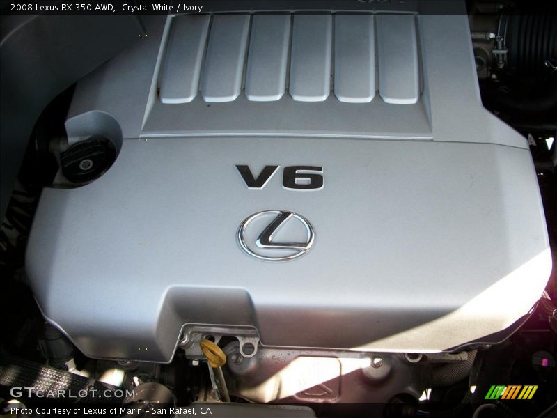 Crystal White / Ivory 2008 Lexus RX 350 AWD