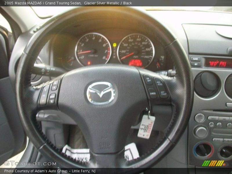 Glacier Silver Metallic / Black 2005 Mazda MAZDA6 i Grand Touring Sedan
