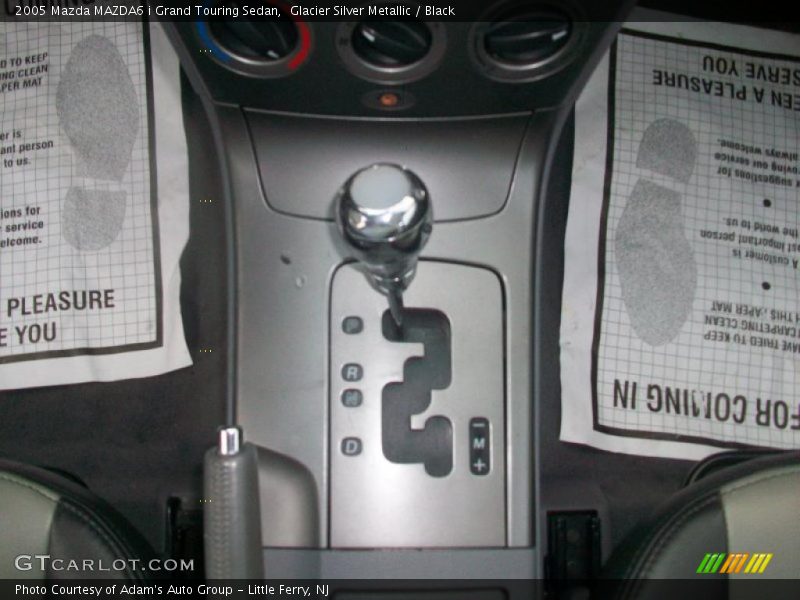 Glacier Silver Metallic / Black 2005 Mazda MAZDA6 i Grand Touring Sedan