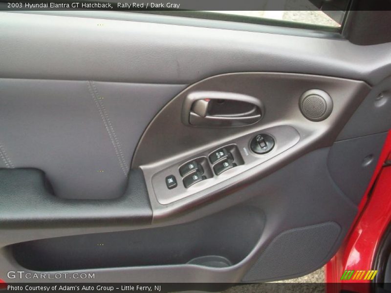 Rally Red / Dark Gray 2003 Hyundai Elantra GT Hatchback