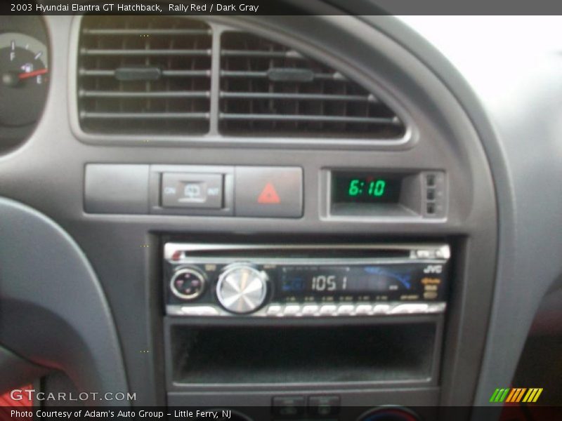 Rally Red / Dark Gray 2003 Hyundai Elantra GT Hatchback