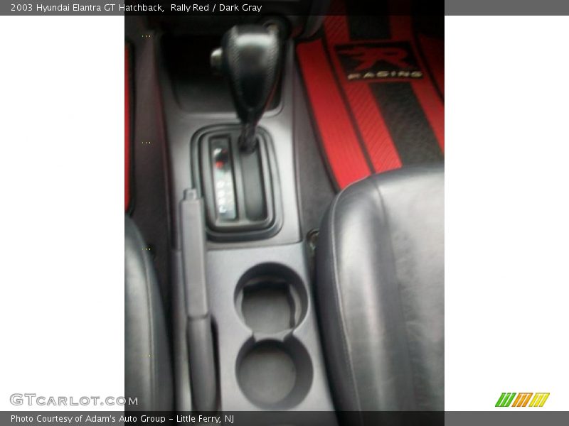 Rally Red / Dark Gray 2003 Hyundai Elantra GT Hatchback