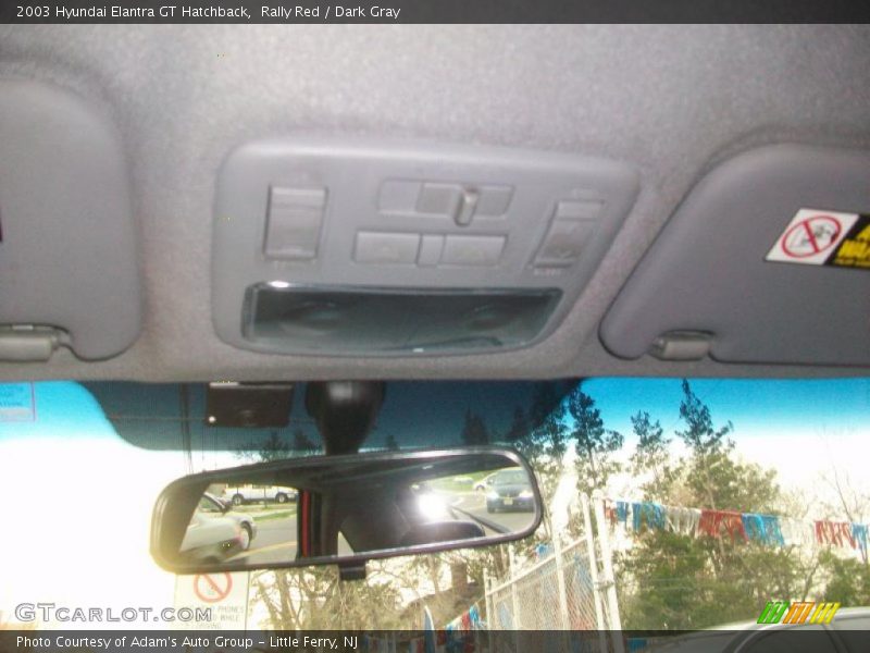 Rally Red / Dark Gray 2003 Hyundai Elantra GT Hatchback