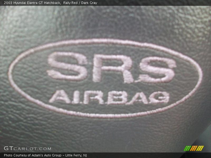 Rally Red / Dark Gray 2003 Hyundai Elantra GT Hatchback
