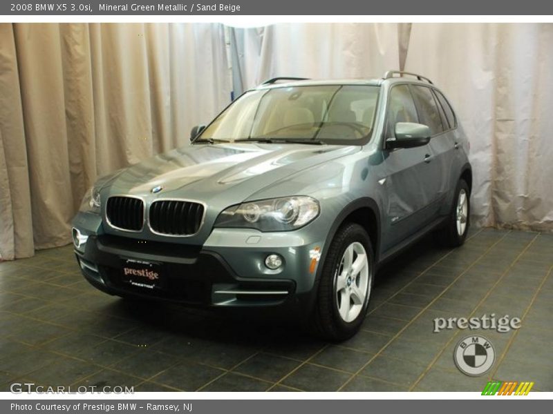 Mineral Green Metallic / Sand Beige 2008 BMW X5 3.0si