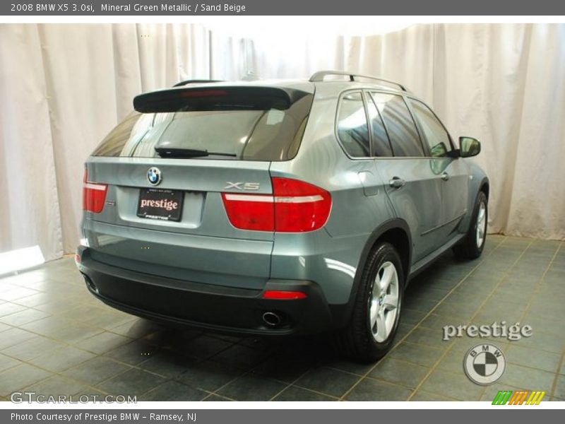 Mineral Green Metallic / Sand Beige 2008 BMW X5 3.0si