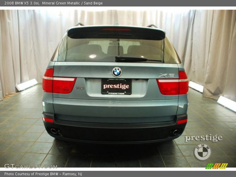 Mineral Green Metallic / Sand Beige 2008 BMW X5 3.0si
